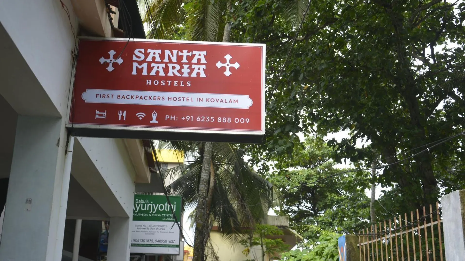 Santa Maria Hostel קובאלאם הודו